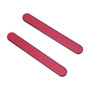 2x Red Rear Mudguard Fender Reflector Trim Fit For Harley Sportster 883 1200 X48 - Bild 1 von 10