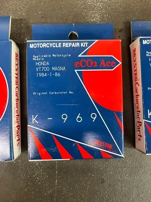 Dos kits de reconstrucción de carburador Magna Honda VT700 1984 1985 1986 Foto 1 de 3