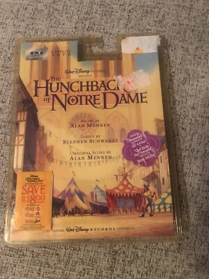 Vintage The Hunchback of Notre Dame Sealed Cassette. Disney 1996 NOS - Image 1 of 2