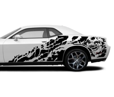 Nightmare Graphic For Dodge Challenger RT Back Side Sport Decal Design Sticker - Image 1 of 4