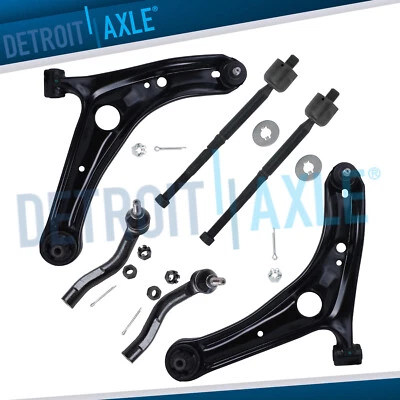 Brazos de control inferiores delanteros barra de amarre interior exterior para Toyota Echo Base 2001-2005 1,5 L Foto 1 de 4