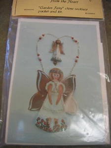 GARDEN FAIRY CHIME NECKLACE KIT PATTERN Tiny Treasures from Heart NEW - Picture 1 of 1