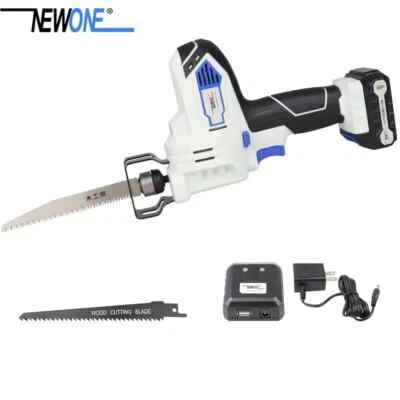 12V Cordless Reciprocating Saw w/2x Wood Blades 0-3000RPM For Wood, Metal, PVC - Image 1 of 4