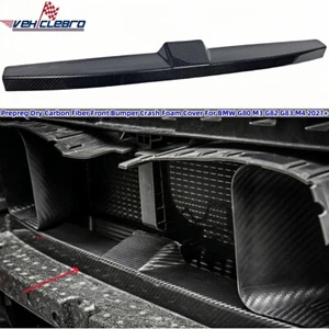 Prepreg Dry Carbon Fiber Front Bumper Crash Foam Cover For BMW G80 M3 G82 G83 M4 - Picture 1 of 11
