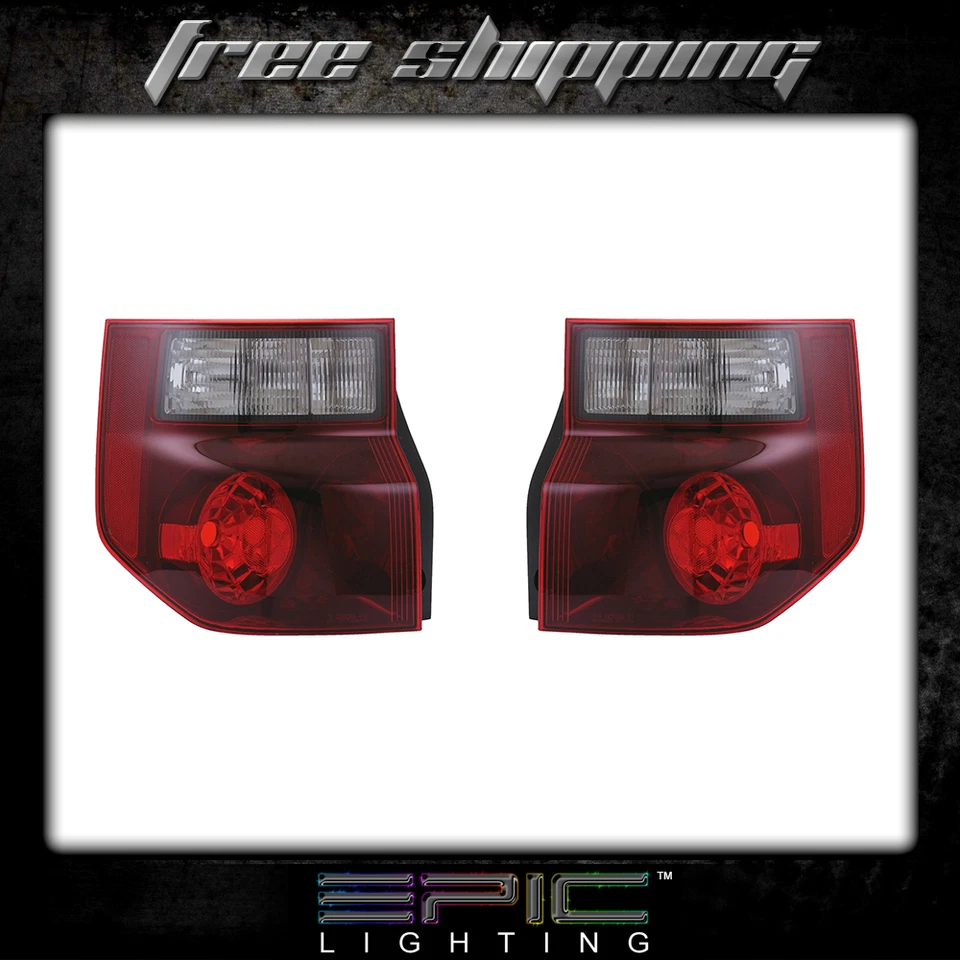 Compatível com 2007-08 HONDA ELEMENT LANTERNA TRASEIRA/LÂMPADA Par Esquerda e Direita Conjunto - Imagem 1 de 1