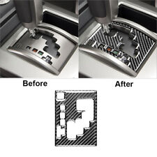 Carbon Fiber Interior Gear Shift Panel Cover Trim For Toyota 4Runner 2010-2020