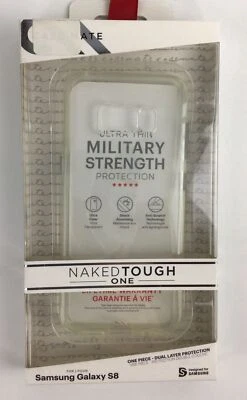 FUNDA RÍGIDA CASE-MATE DESNUDA SAMSUNG GALAXY S8 TRANSPARENTE FUERZA MILITAR FS Foto 1 de 3