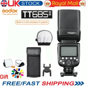 Godox TT685II TT685IIS 2.4G TTL HSS Flash Speedlite Light For Sony Camera UK - Picture 1 of 12