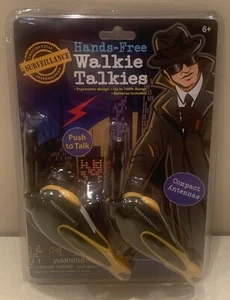 Hands Free Compact Walkie Talkies with Batteries.  Range up to 100 Feet.  NEW - Picture 1 of 4