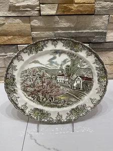 Johnson Brothers Friendly Village 11 3/4" Oval "The Village Green" England EUC - Bild 1 von 7