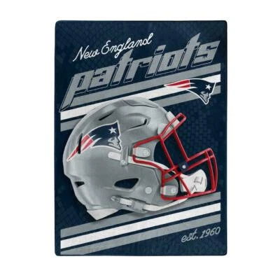 NEW NFL Team Officially Licensed Faded Glory Fleece Throw Blanket 60" X 80" Size