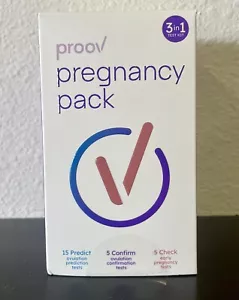 Proov Pregnancy + Ovulation 3-in-1 Test Kit 15 Predict/5 Confirm/5 Check Early - Picture 1 of 3