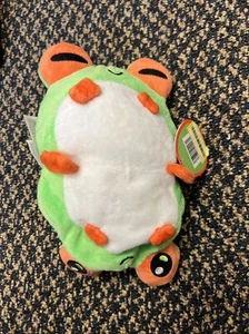 TeeTurtle Reversible Tree Frog Plush - Picture 1 of 8