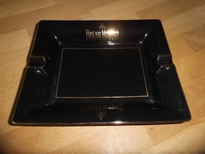 Großer Aschenbecher Schwarz Fürst von Metternich France - Bild 1 von 3