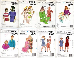 CHOICE: Kwik Sew Kerstin Martensson UNCUT Patterns: Girls' Tops Bikini Sleepshir - Picture 1 of 45