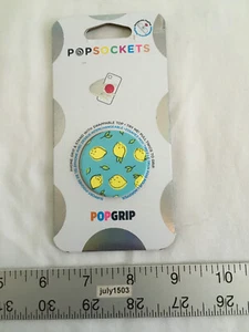 (1) NEW PopSockets PopGrip - BE MY ZEST lemons - Phone Grip & Stand - Picture 1 of 5