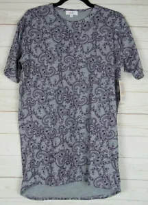 Camiseta Lularoe Patrick gris y púrpura cachemira para hombre talla XS NUEVA CON ETIQUETAS - Imagen 1 de 3