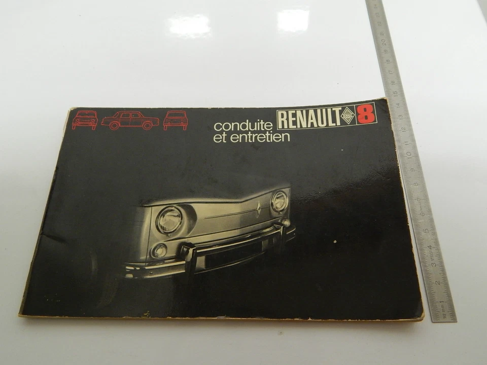 RENAULT 8 1969 IN FRANCESE MANUALE USO MANUTENZIONE ORIGINALE - Immagine 1 di 1