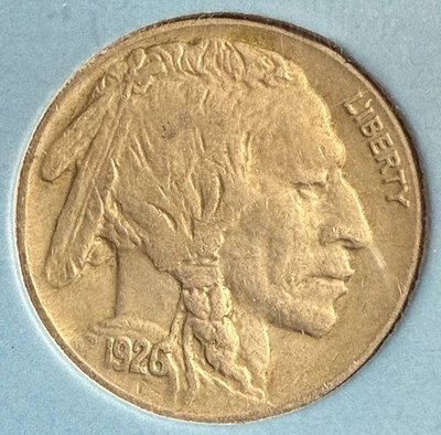 Монета номиналом 5 центов 1926-P с изображением буйвола - (B1) - Изображение 1 из 3