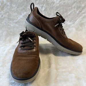Cole Haan Zerogrand Generation Suede Sneakers Bourbon Brown Size 8.5M - Picture 1 of 7