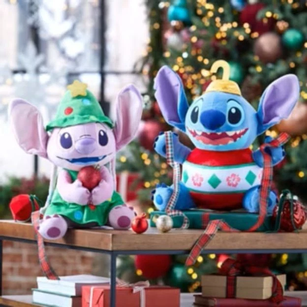 Disney - Lilo & Stitch - Stitch oder Angel - Weihnachtliches Kuscheltier ca. 35 - Bild 1 von 1