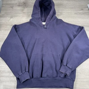 Vintage LL Bean Hoodie Herren XL Tall Russell Athletic Button Pullover USA 90s - Bild 1 von 9