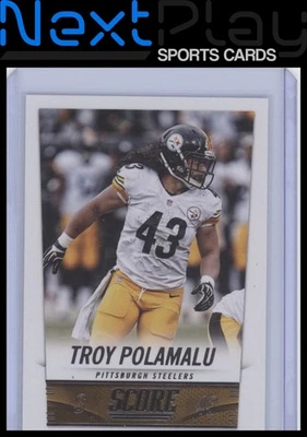 2014 Score #176 – Troy Polamalu | - Image 1 of 2