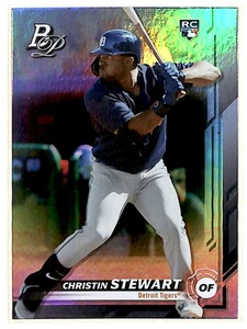 2019 Bowman Plantinum Christin Stewart RC Detroit Tigers #90 - Picture 1 of 2