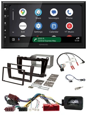 Kenwood DAB Bluetooth USB Lenkrad 2DIN Autoradio für Mazda 6 08-10 aktiv Klavier - Bild 1 von 4
