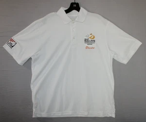 ISAF Sailing World Cup Miami Polo White Mens Large US Sailing *Read* - Picture 1 of 16