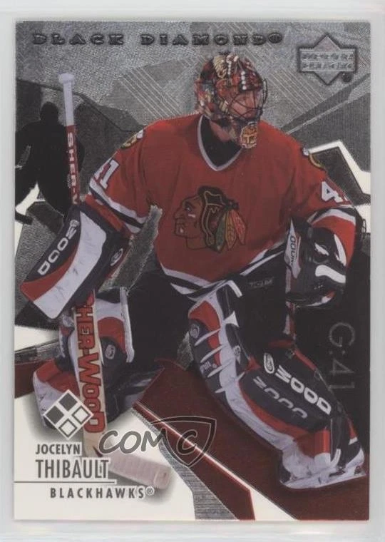 2003-04 Upper Deck Black Diamond Jocelyn Thibault #105 - Image 1 of 2