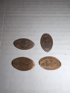 Lote de 4 centavos de recuerdo para acuario Waikiki - Imagen 1 de 5
