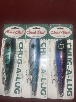 (3) Creek Chub Chig A Lug 7,25” 4 OZ - Nuevo en embalaje original Foto 1 de 2