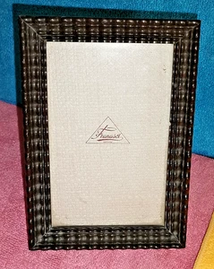 Frame Antique/with glass, Jacaranda Carved Wood - Picture 1 of 3