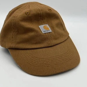 Cappello berretto baseball Carhartt bambino classico marrone anatra taglia unica fascia elastica - Foto 1 di 6