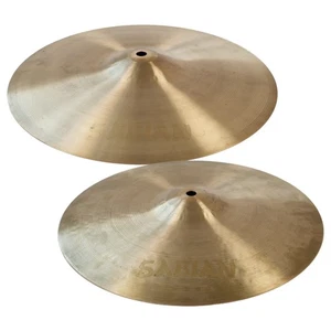 Sabian Used Hi-Hat Cymbal Paragon Hi-Hats 13 Inch Pair - Picture 1 of 3