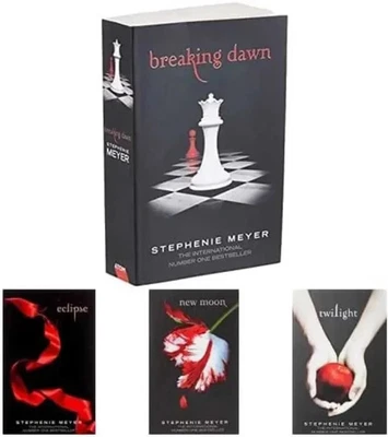 Twilight Saga 4 Book  Set By Stephenie Meyer - image 1 of 4