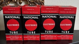 National Electronics NOS Vacuum Tubes NL-623 Rectifier~ Brand New CIB LOT Of 4 - Picture 1 of 13