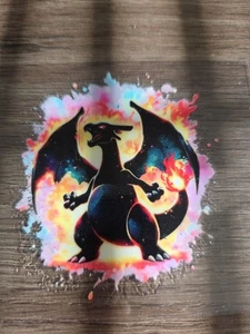 Pokémon Charizard High Quality Raised UV DTF Full Color Decal 3in - Picture 1 of 4