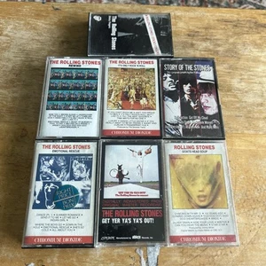 Rolling Stones Canada cassette Lot sticky fingers rewind emotional rescue Rock - Foto 1 di 10