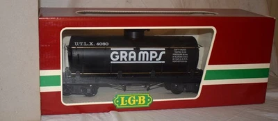 LGB No. 4080 Y 02 Tank Car Gramps UTLX #4080 - G Scale in Box - Image 1 of 4