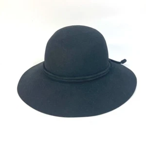 HERMES rope hat wool Black Unused - Picture 1 of 12