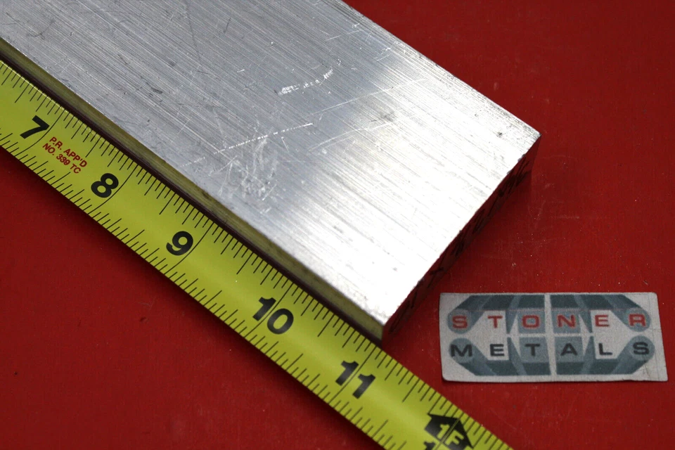 3/4" X 2-1/2" ALUMINUM 6061 FLAT BAR 11" long T6 Solid Extruded Mill Stock New - Image 1 of 1