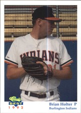 1992 Burlington Indians Classic/Best #27 Brian Holter
