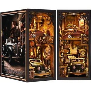 DIY Book Nook Kit for Adults - 3D Wooden Puzzle Dollhouse Miniature House Kit - Picture 1 of 6
