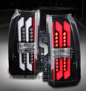 For 15-20 Chevy Suburban Tahoe LED Tail Brake Lights Lamp Black Left+Right Pair - Bild 1 von 4