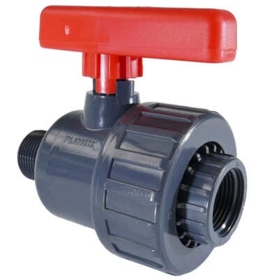 PVC Kugelhahn Innen- x Außengewinde; Plimat TOP Seller, Apsperrventil, Pool - Bild 1 von 3