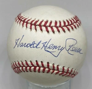 Pee Wee Reese Signed Baseball Full Name Harold Henry JSA Sticker ONLY Dodgers - Picture 1 of 2