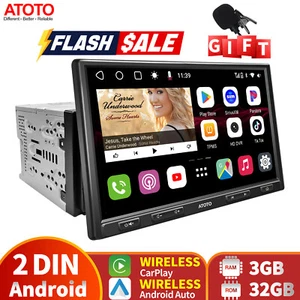 ATOTO S8Ultra NEW 7" 2DIN Car Stereo 6G+128G 4G LTE Wireless CarPlay AA QLED 2BT - Picture 1 of 9