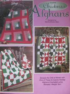 THE NEEDLECRAFT SHOP CHRISTMAS AFGHANS TO  CROCHET. - Picture 1 of 2